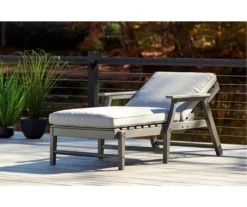 Visola Wood Look Cushioned Patio Chaise Lounge -Outdoor Decor Sales 810599443 7