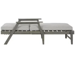 Visola Wood Look Cushioned Patio Chaise Lounge -Outdoor Decor Sales 810599443 8