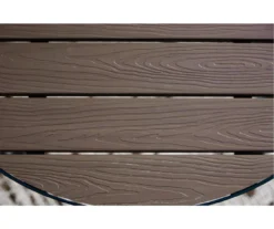 Ayla Wood Look 2-Piece Nesting Patio End Table Set -Outdoor Decor Sales 810599453 7