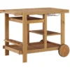 Kailani Honey Rolling Patio Serving Cart 2 Kailani Honey Rolling Patio Serving Cart -Outdoor Decor Sales 810599454 3