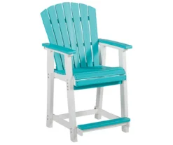 Eisley Wood Look Patio Dining Counter Stools, 2-Pack -Outdoor Decor Sales 810599459 1