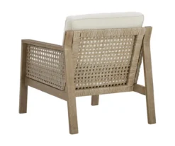 Barn Cove Wood Cushioned Patio Lounge Chairs, 2-Pack -Outdoor Decor Sales 810599478 2