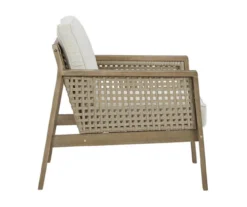 Barn Cove Wood Cushioned Patio Lounge Chairs, 2-Pack -Outdoor Decor Sales 810599478 4