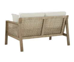 Barn Cove Wood Cushioned Patio Loveseat 15 Barn Cove Wood Cushioned Patio Loveseat -Outdoor Decor Sales 810599479 2