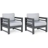 Amora Wood Look Cushioned Patio Chairs, 2-Pack -Outdoor Decor Sales 810599484 7
