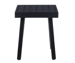 Marcy Black Metal Patio Side Table -Outdoor Decor Sales 810607955 A1 3