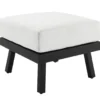 Marcy White Metal Cushioned Patio Ottoman 1 Marcy White Metal Cushioned Patio Ottoman -Outdoor Decor Sales 810607956 A0 1