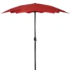 Northlight 8.8' Terra-Cotta Orange Lotus Patio Umbrella -Outdoor Decor Sales 810612668 A0 1 1