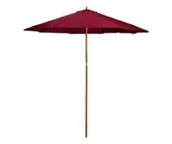 Northlight 8.5' Market Wood Patio Umbrella