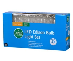 Warm White LED Edison Light Set, 35-Lights -Outdoor Decor Sales 810612851 A0 3