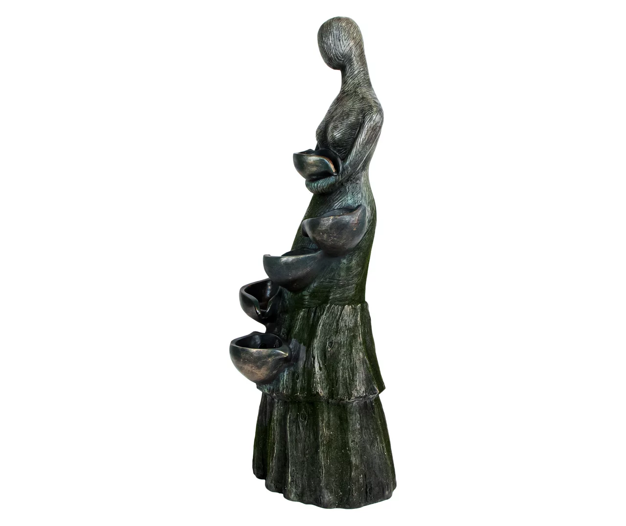Northlight Faceless Woman 5-Tier LED Water Fountain 5 Northlight Faceless Woman 5-Tier LED Water Fountain - Image 3