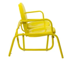 Northlight Retro Tulip Metal Patio Glider Loveseat -Outdoor Decor Sales 810612954 A0 4