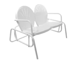 Northlight Retro Tulip Metal Patio Glider Loveseat -Outdoor Decor Sales 810612955 A0 3