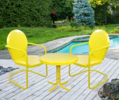 Northlight Retro Tulip 3-Piece Metal Patio Chair & Table Set -Outdoor Decor Sales 810612971 A0 2