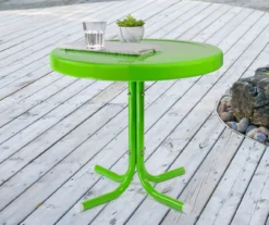 Northlight Retro Tulip Solid Metal Patio Side Table -Outdoor Decor Sales 810612997 A0 2