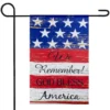 12.5" X 18" We Remember God Bless America Patriotic Garden Flag -Outdoor Decor Sales 810616711 A0 1