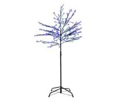 Northlight 8' Warm Blue Cherry Blossom LED Tree -Outdoor Decor Sales 810616725 A0 3
