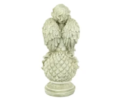 18" Cherub Sitting On Finial Statue -Outdoor Decor Sales 810616743 A0 5