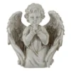 10" Kneeling Angel With Dove Statue