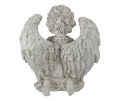10" Kneeling Angel With Dove Statue 10 10" Kneeling Angel With Dove Statue -Outdoor Decor Sales 810616764 A0 4