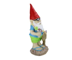 16" Summer Time 'Welcome' Gnome Statue -Outdoor Decor Sales 810616772 A0 2