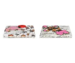 "Love My Garden" Ladybug & Floral Stepping Garden Stones, 2-Pack -Outdoor Decor Sales 810616780 A0 4