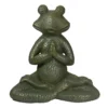 14" Gold Verdigris Yoga Frog Statue 2 14" Gold Verdigris Yoga Frog Statue -Outdoor Decor Sales 810616814 A0 1