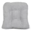 Tyler Alloy Gray Memory Foam Chair Pad -Outdoor Decor Sales 810619301